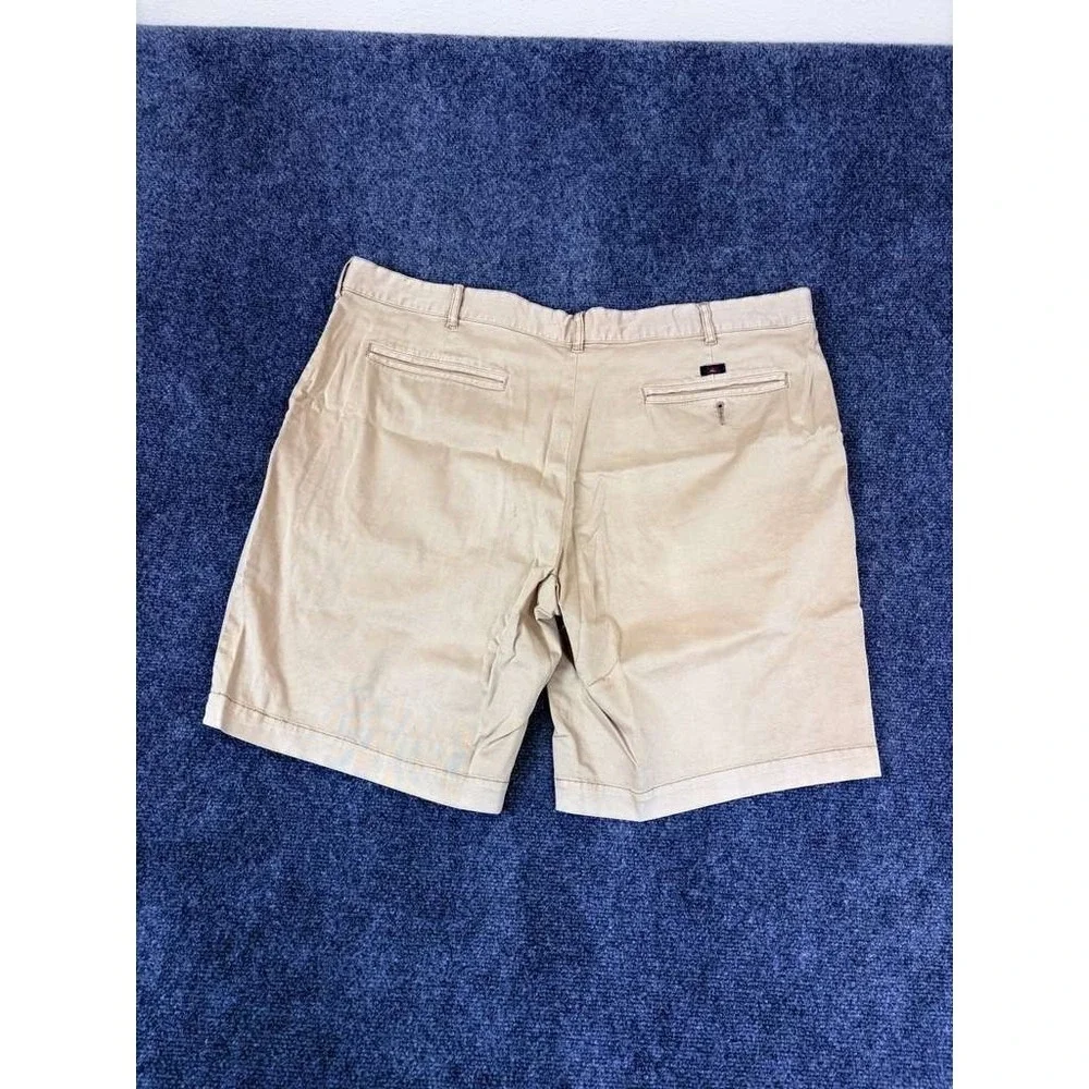 Faherty Shorts Mens 40 Khaki Brown Stretch Chino Performance 9